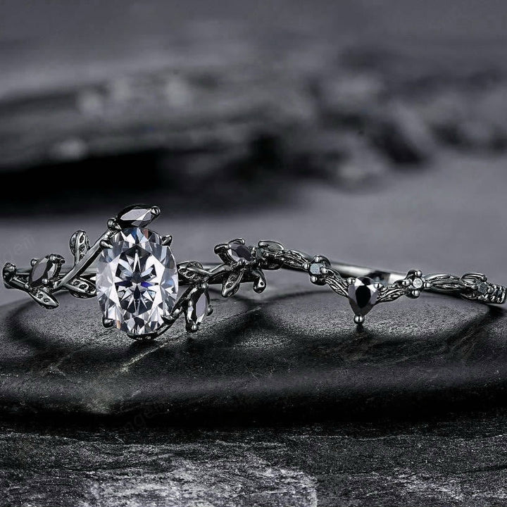 Valkyrie's Radiance Moissanite Ring