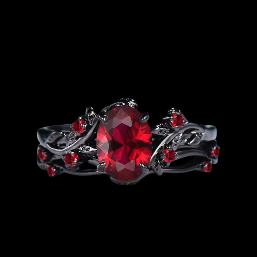 Apple Of Idunn Garnet Ring