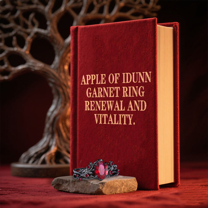 Apple Of Idunn Garnet Ring