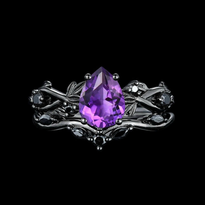Drop Of Yggdrasil Two Piece Ring Set