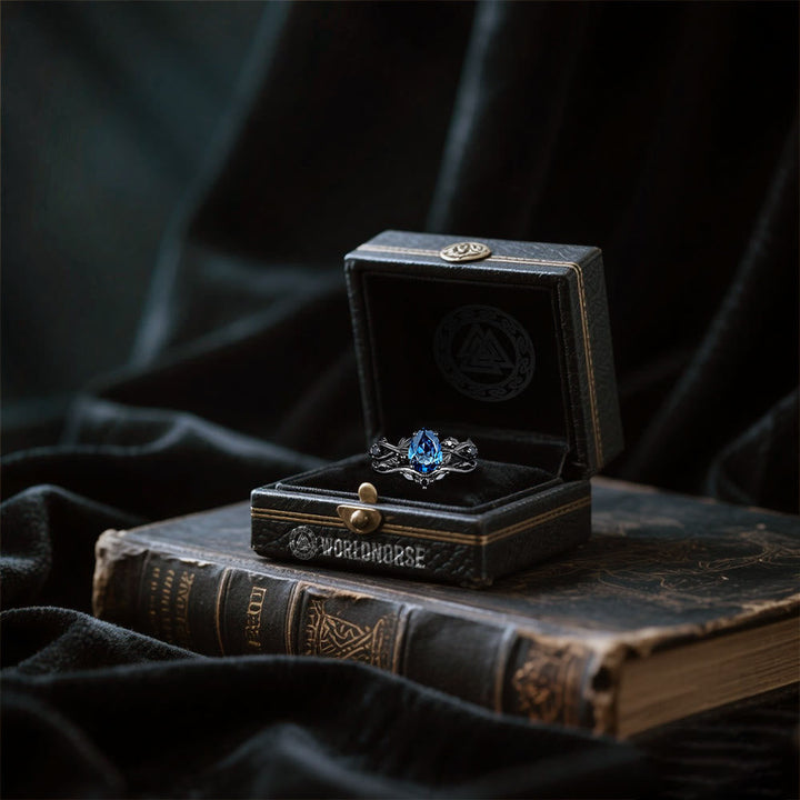 Drop Of Yggdrasil Two Piece Ring Set
