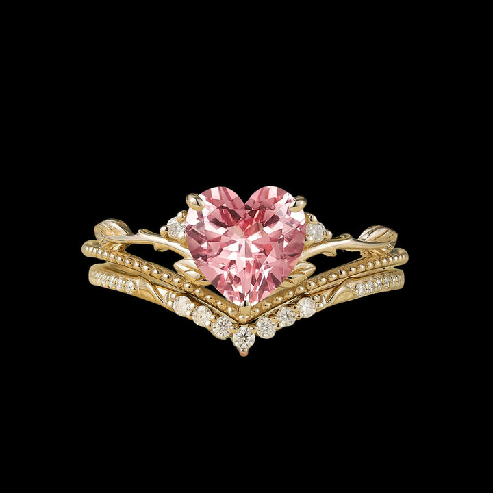 Freya's Heart Leaf Ring