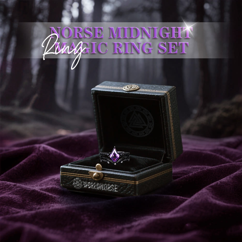 Norse Midnight Magic Ring Set