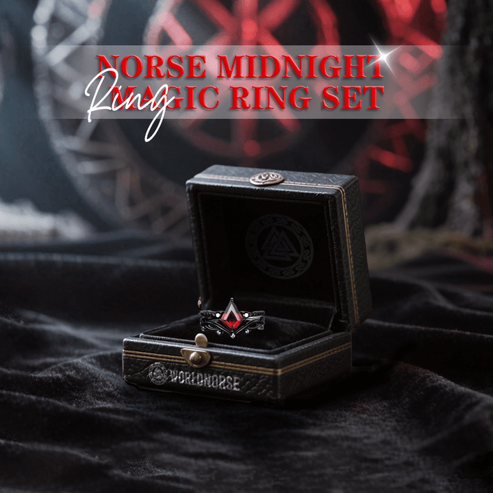 Norse Midnight Magic Ring Set