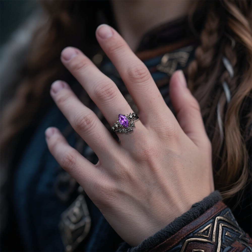 Mystwood Crown Amethyst North Ring