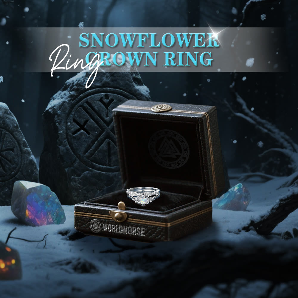 Snowflower Crown Ring