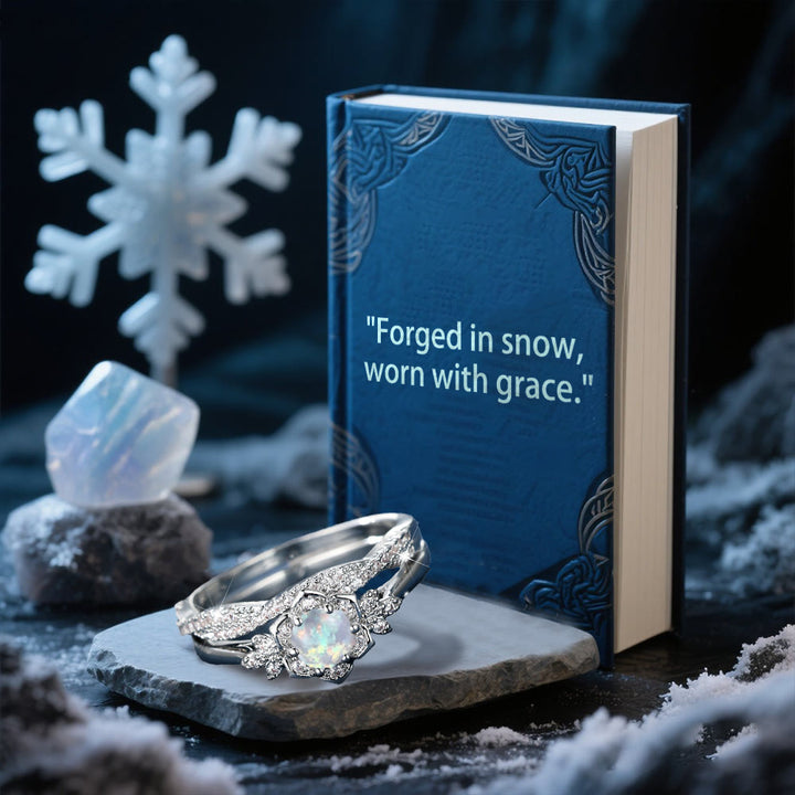 Snowflower Crown Ring