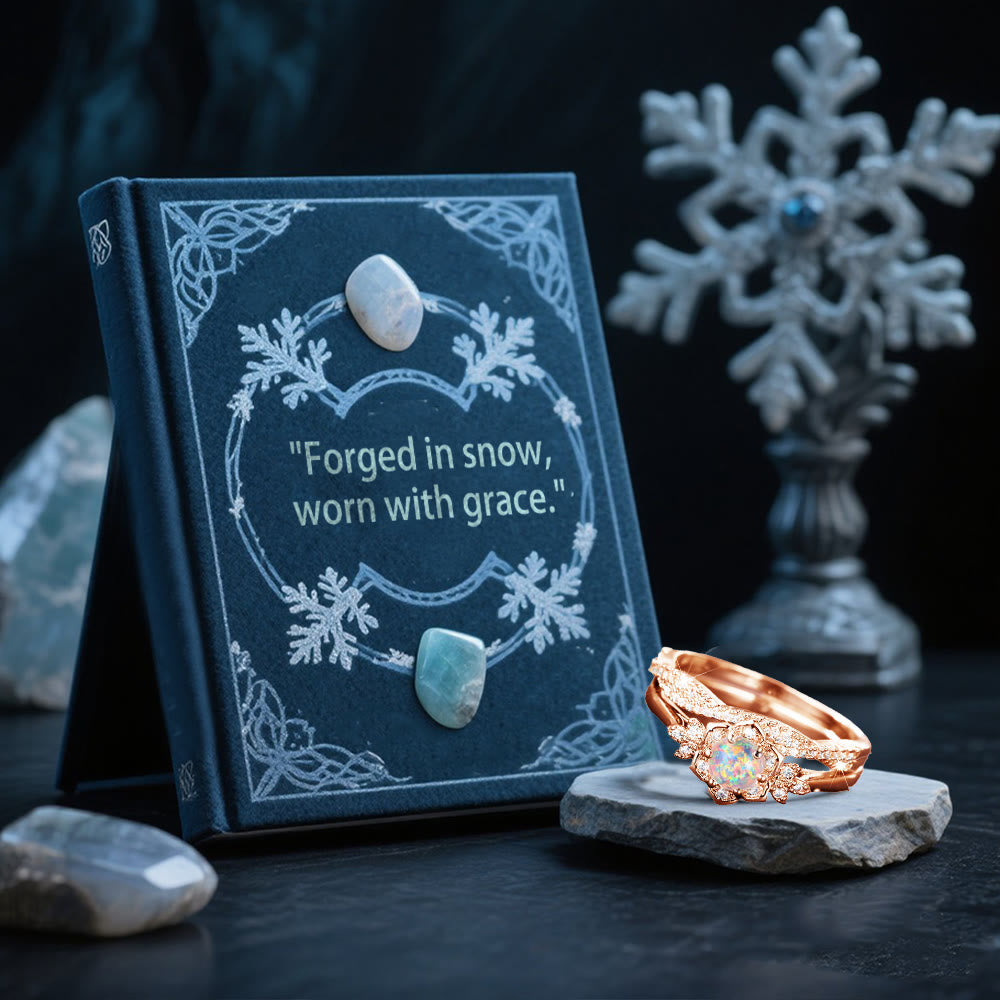 Snowflower Crown Ring