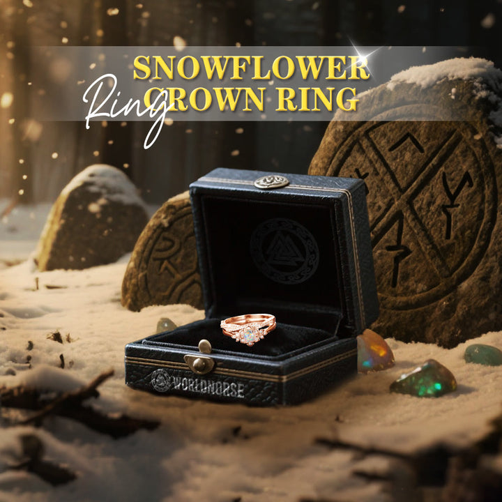 Snowflower Crown Ring