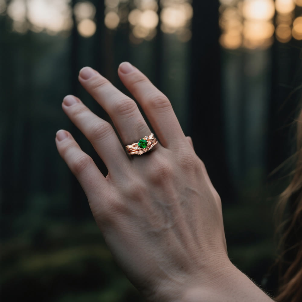 Enchanted Grove Verdant Branch Ring