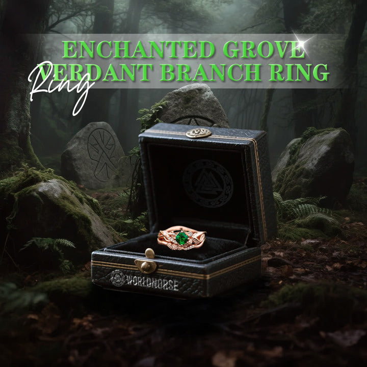 Enchanted Grove Verdant Branch Ring
