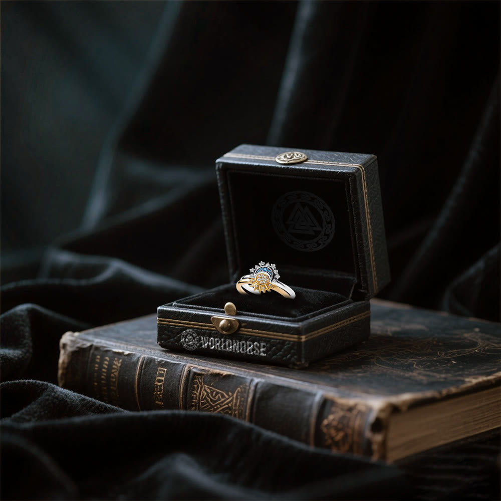 Máni Sun & Moon Ring Set