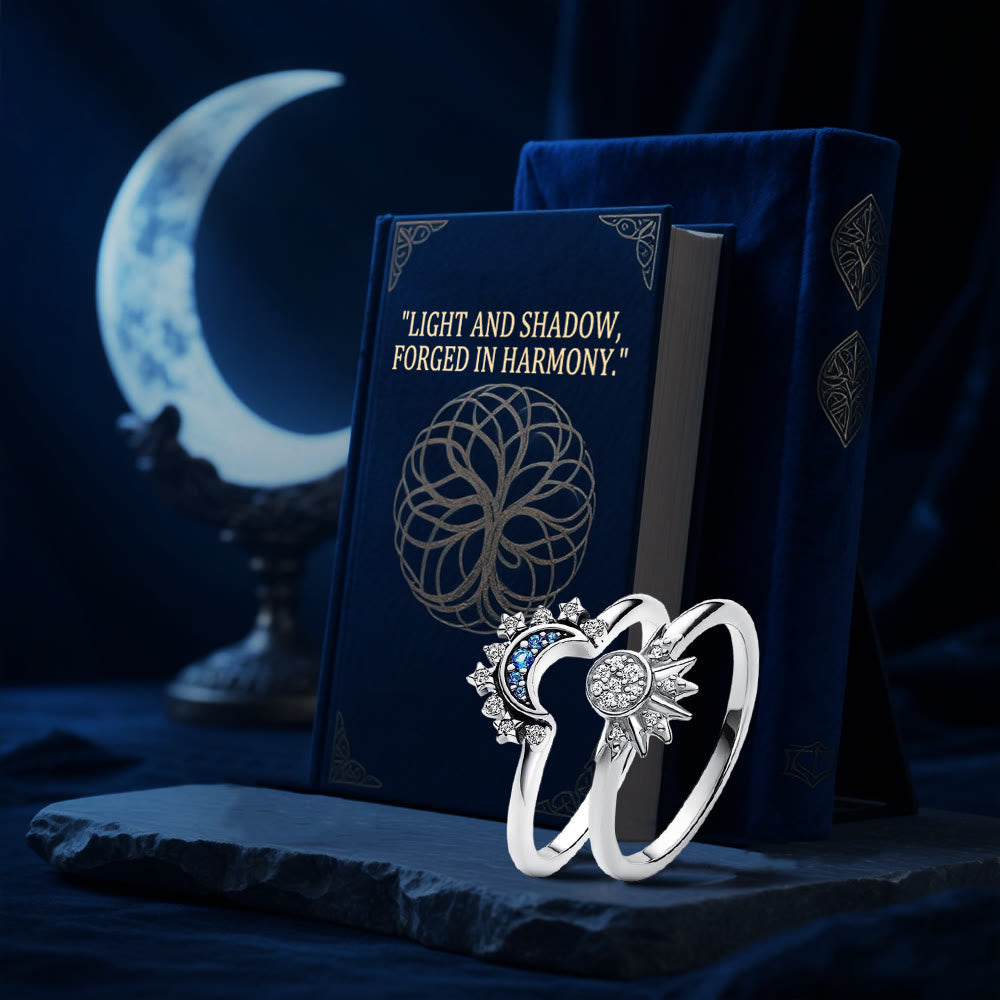 Máni Sun & Moon Ring Set