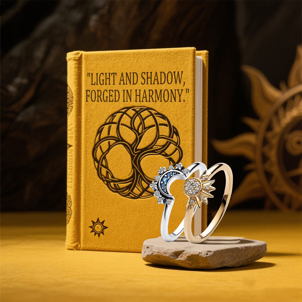 Máni Sun & Moon Ring Set