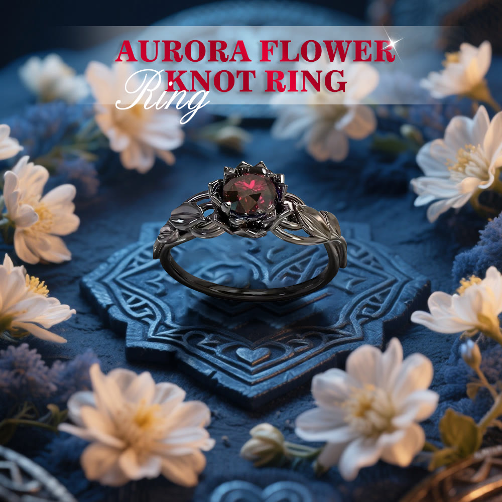 Aurora Flower Knot Ring
