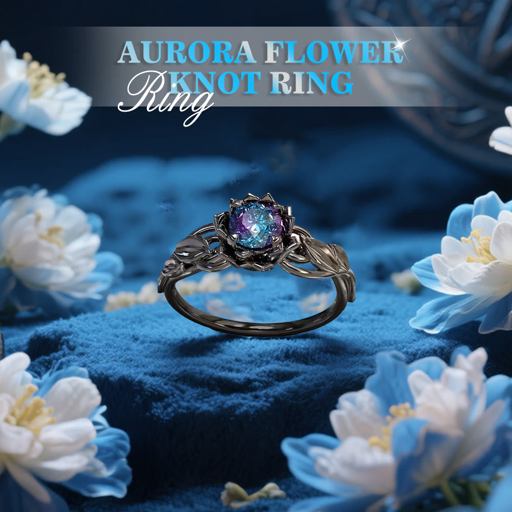 Aurora Flower Knot Ring