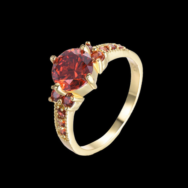 Midnight Blossom of Freyja Ring