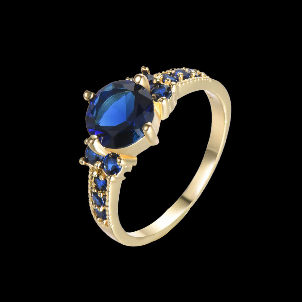 Midnight Blossom of Freyja Ring