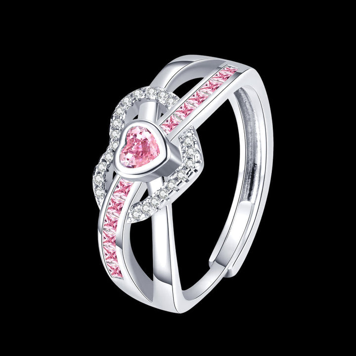 Freya's Winter Heart Rose Ring
