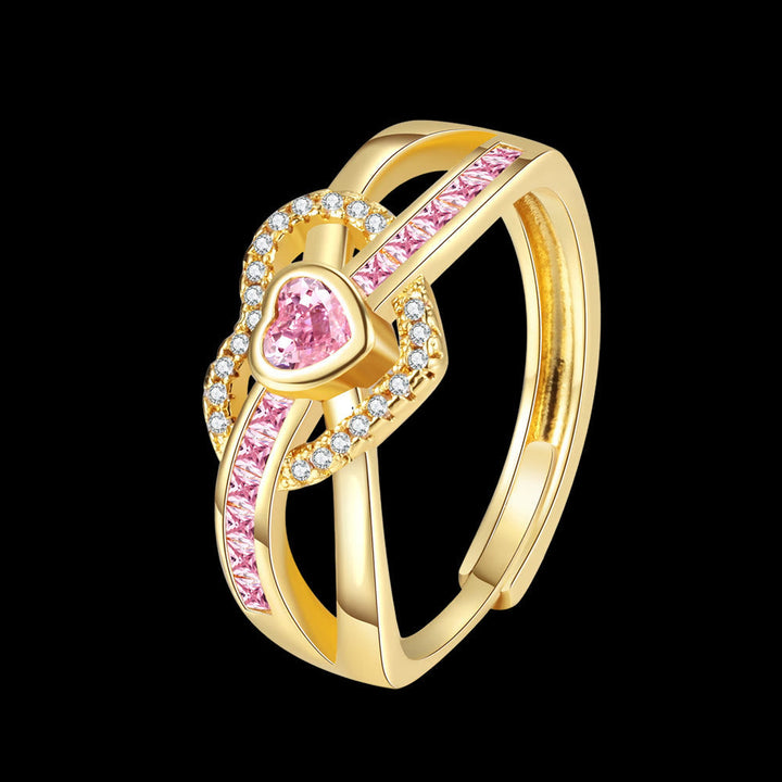Freya's Winter Heart Rose Ring