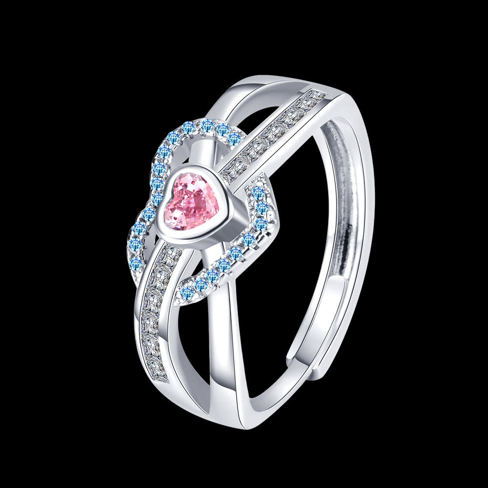 Freya's Winter Heart Rose Ring