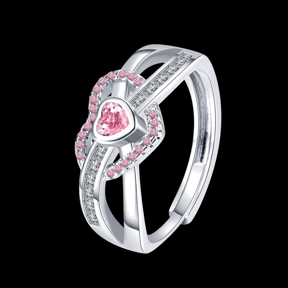 Freya's Winter Heart Rose Ring