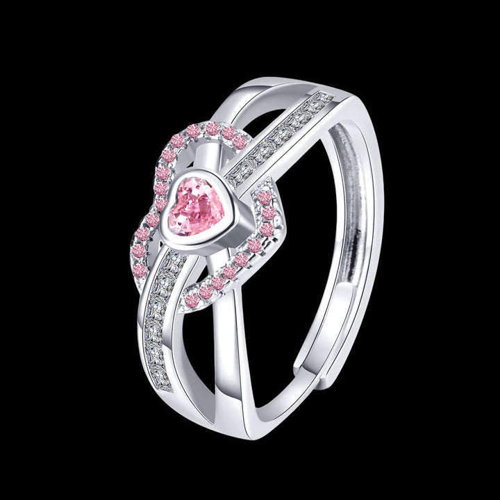 Freya's Winter Heart Rose Ring
