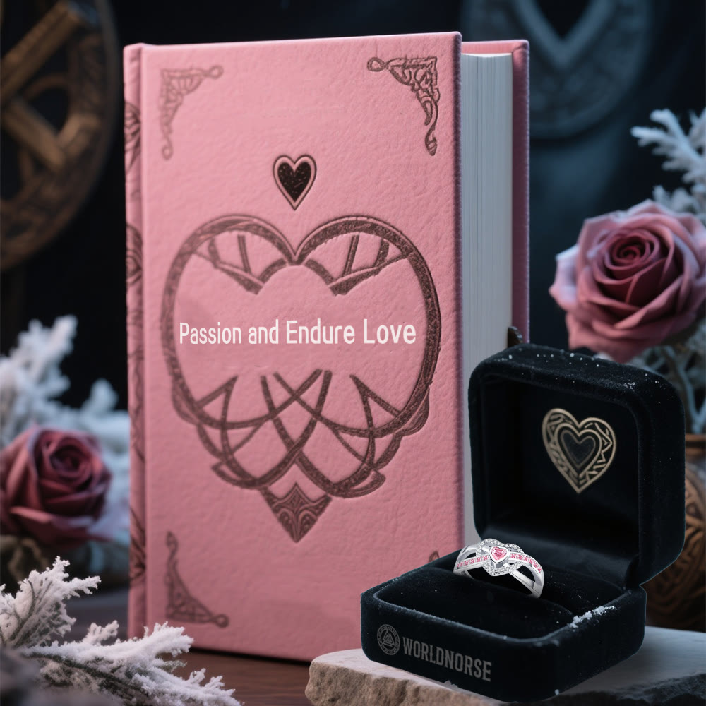 Freya's Winter Heart Rose Ring