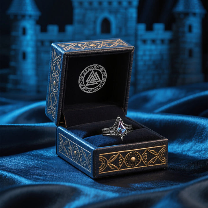 Black Twilight Crown Ring