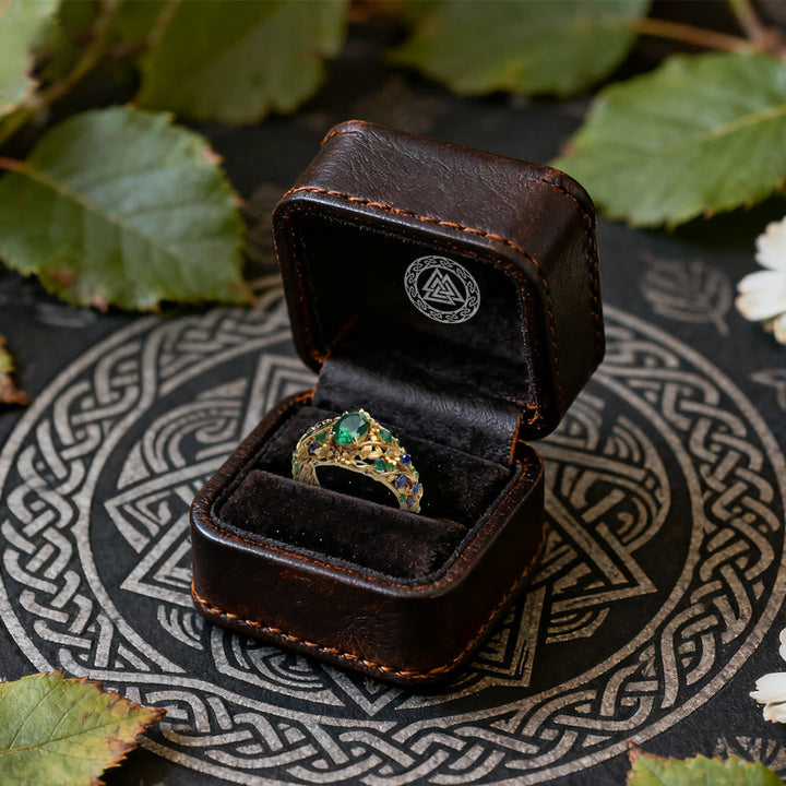Bloom Leaf Hollow Ring