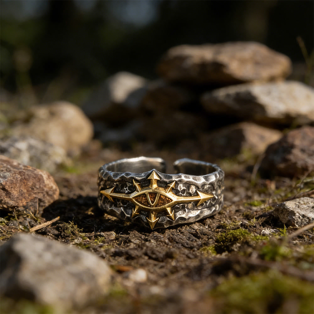 Forge Texture Riven Sigil Ring