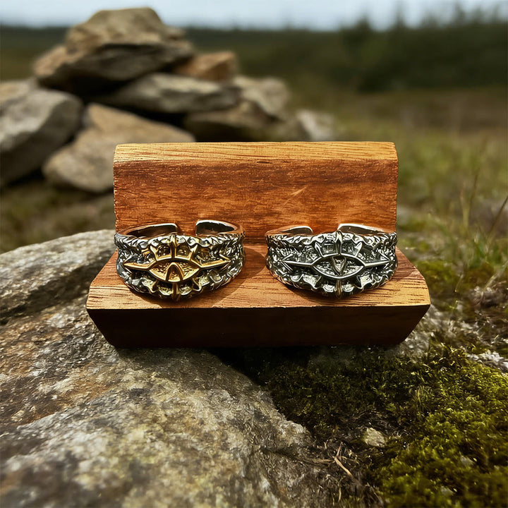 Forge Texture Riven Sigil Ring