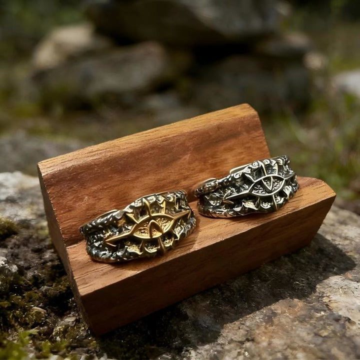 Forge Texture Riven Sigil Ring