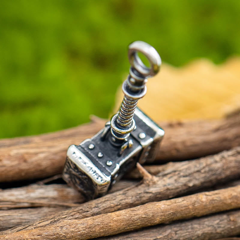 Forged Stormbreaker Mjolnir Necklace