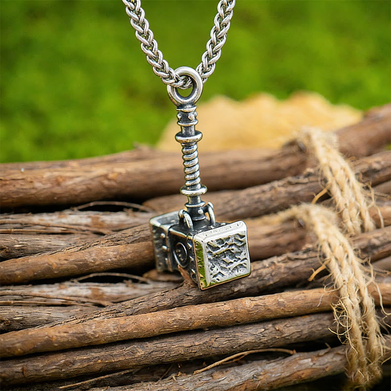 Forged Stormbreaker Mjolnir Necklace