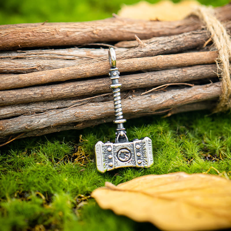 Forged Stormbreaker Mjolnir Necklace