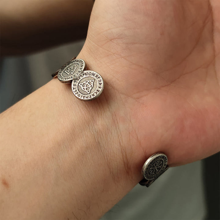 Viking Weathered Rune Token Bracelet