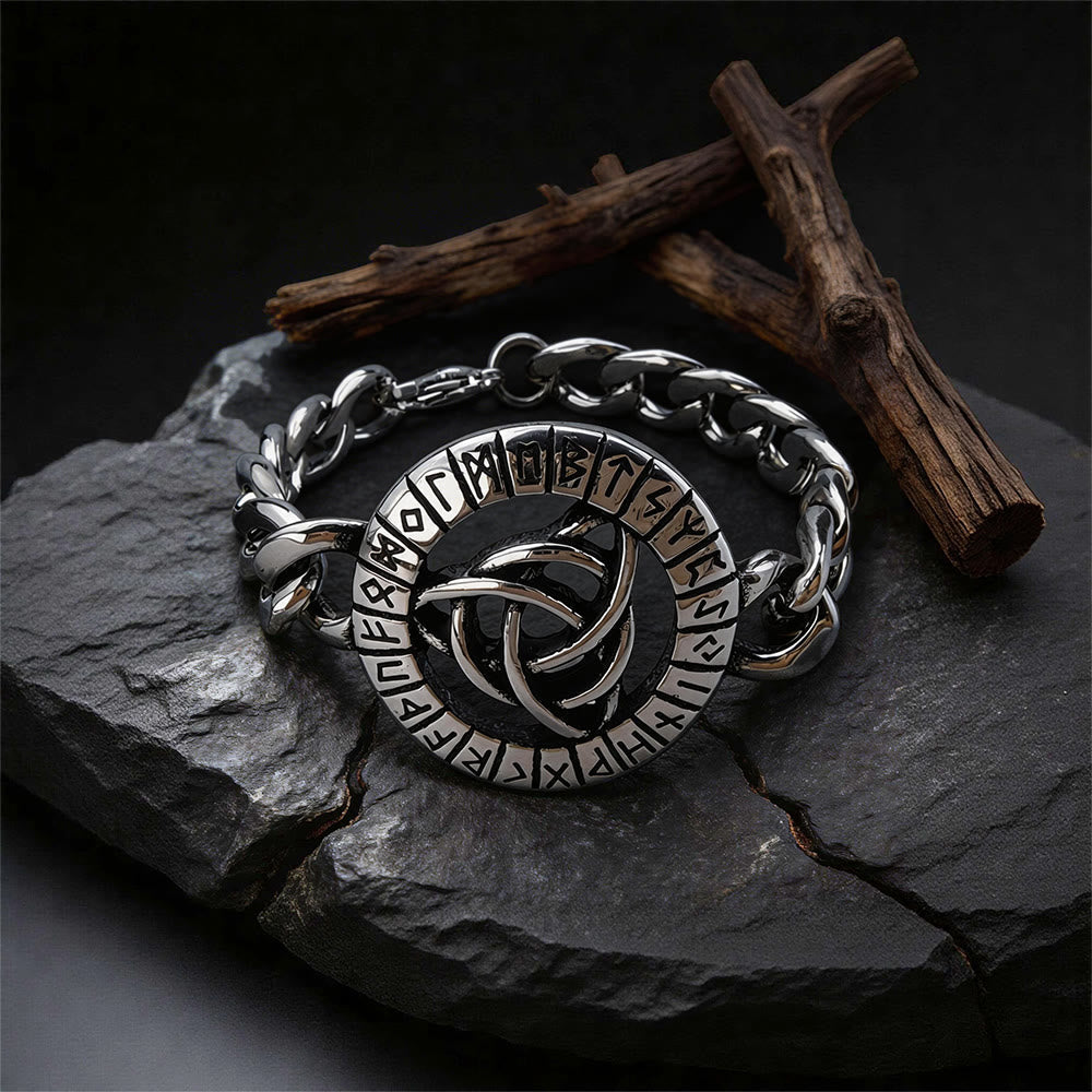 Viking Celtic Knot Stainless Steel Bracelet