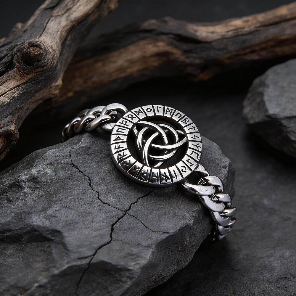 Viking Celtic Knot Stainless Steel Bracelet