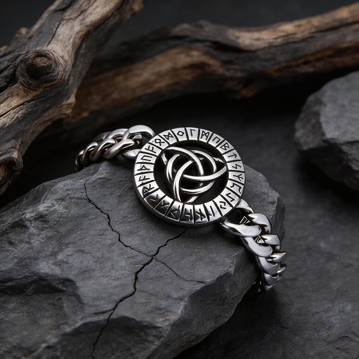 Viking Celtic Knot Stainless Steel Bracelet