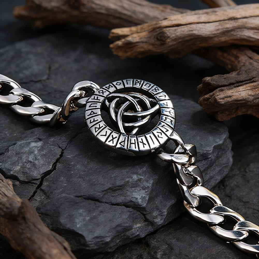 Viking Celtic Knot Stainless Steel Bracelet