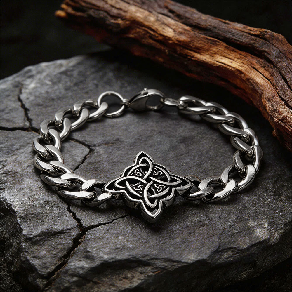 Viking Celtic Knot Stainless Steel Bracelet