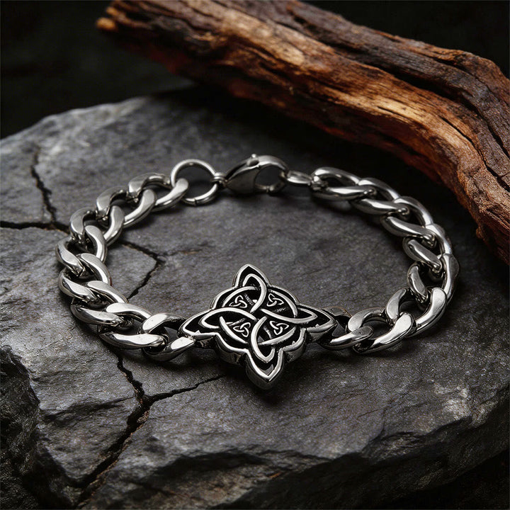 Viking Celtic Knot Stainless Steel Bracelet