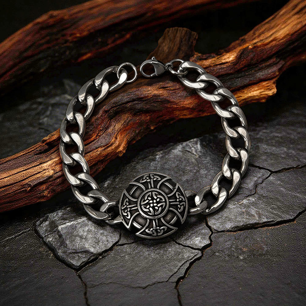 Viking Celtic Knot Stainless Steel Bracelet