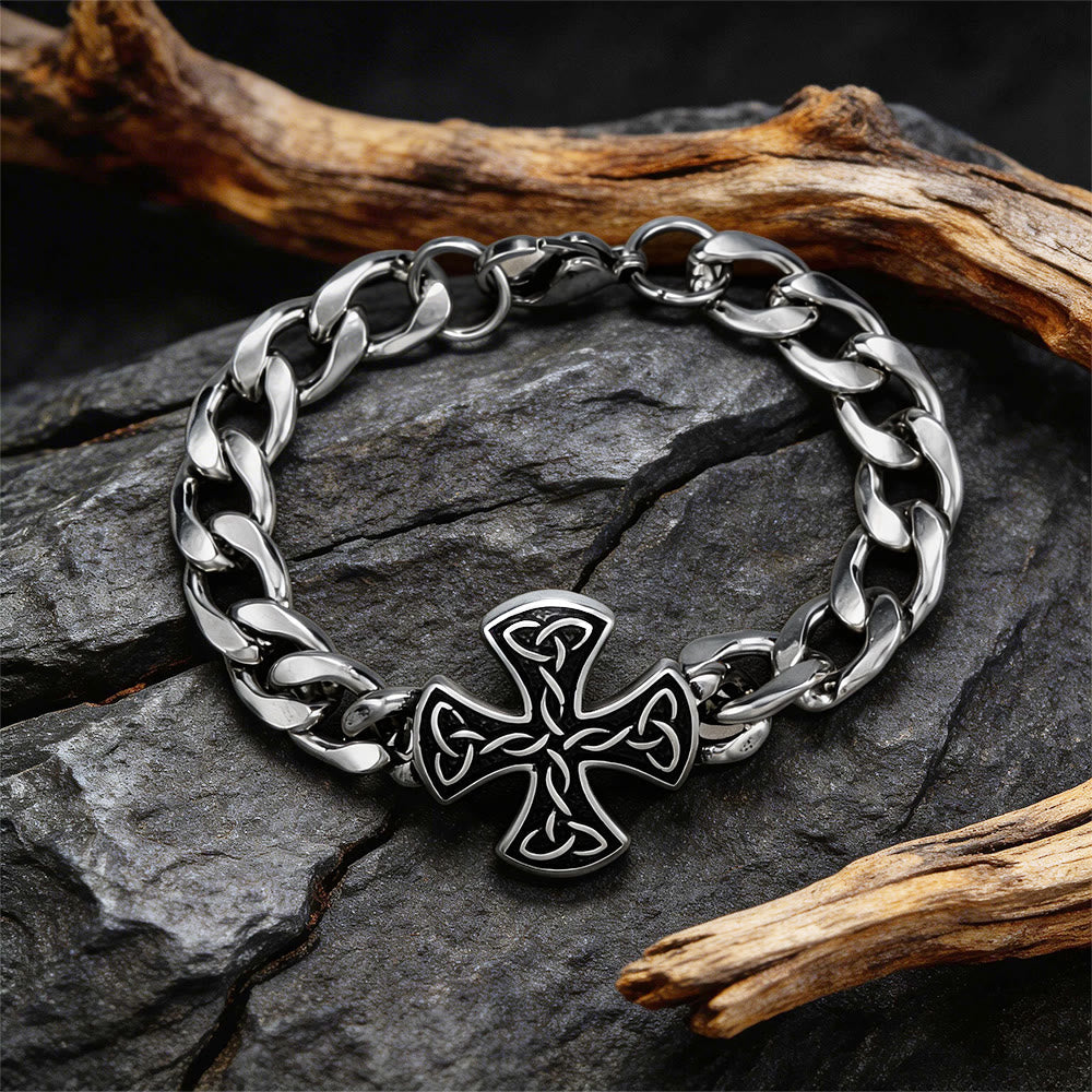 Viking Celtic Knot Stainless Steel Bracelet