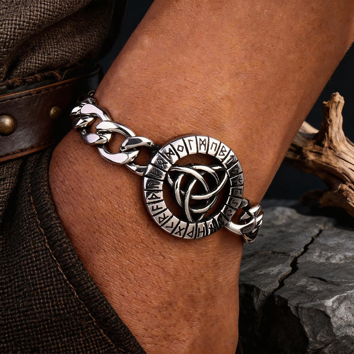 Viking Celtic Knot Stainless Steel Bracelet