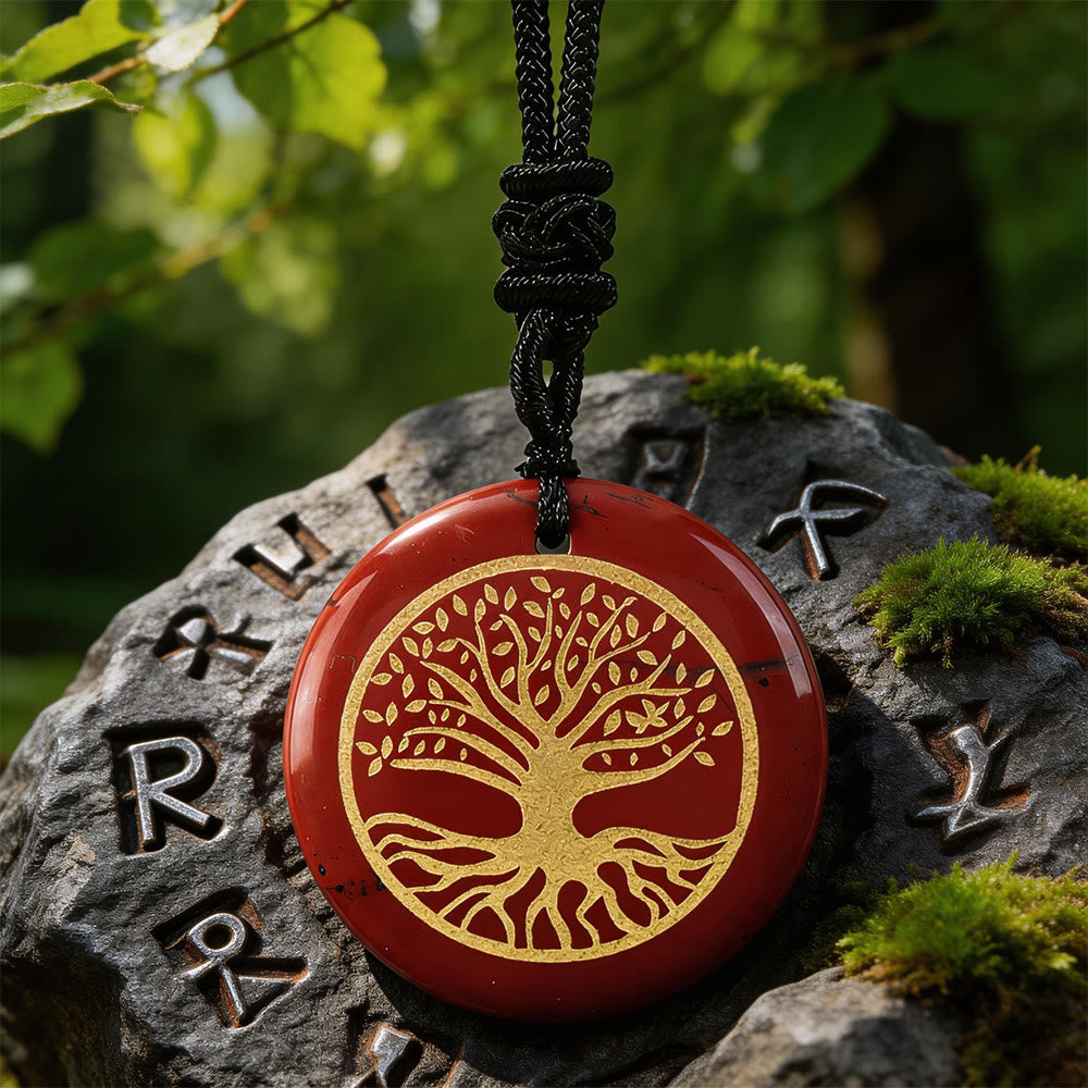 Yggdrasil Life Root Crystal Necklace