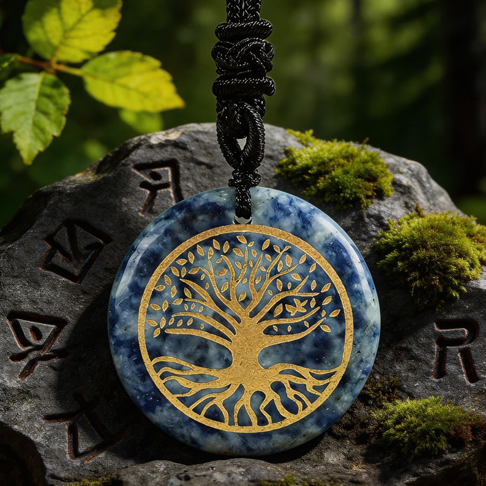 Yggdrasil Life Root Crystal Necklace