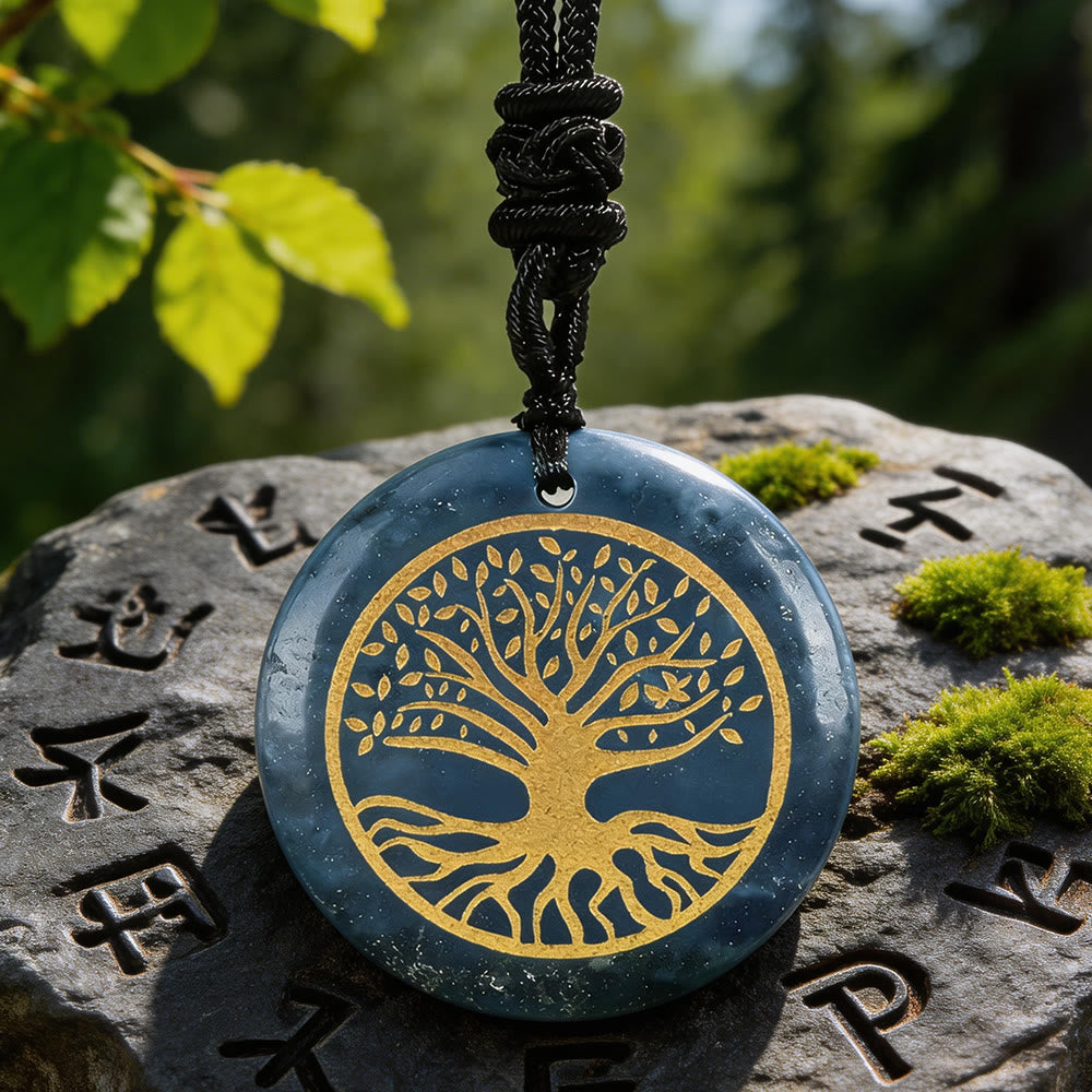 Yggdrasil Life Root Crystal Necklace