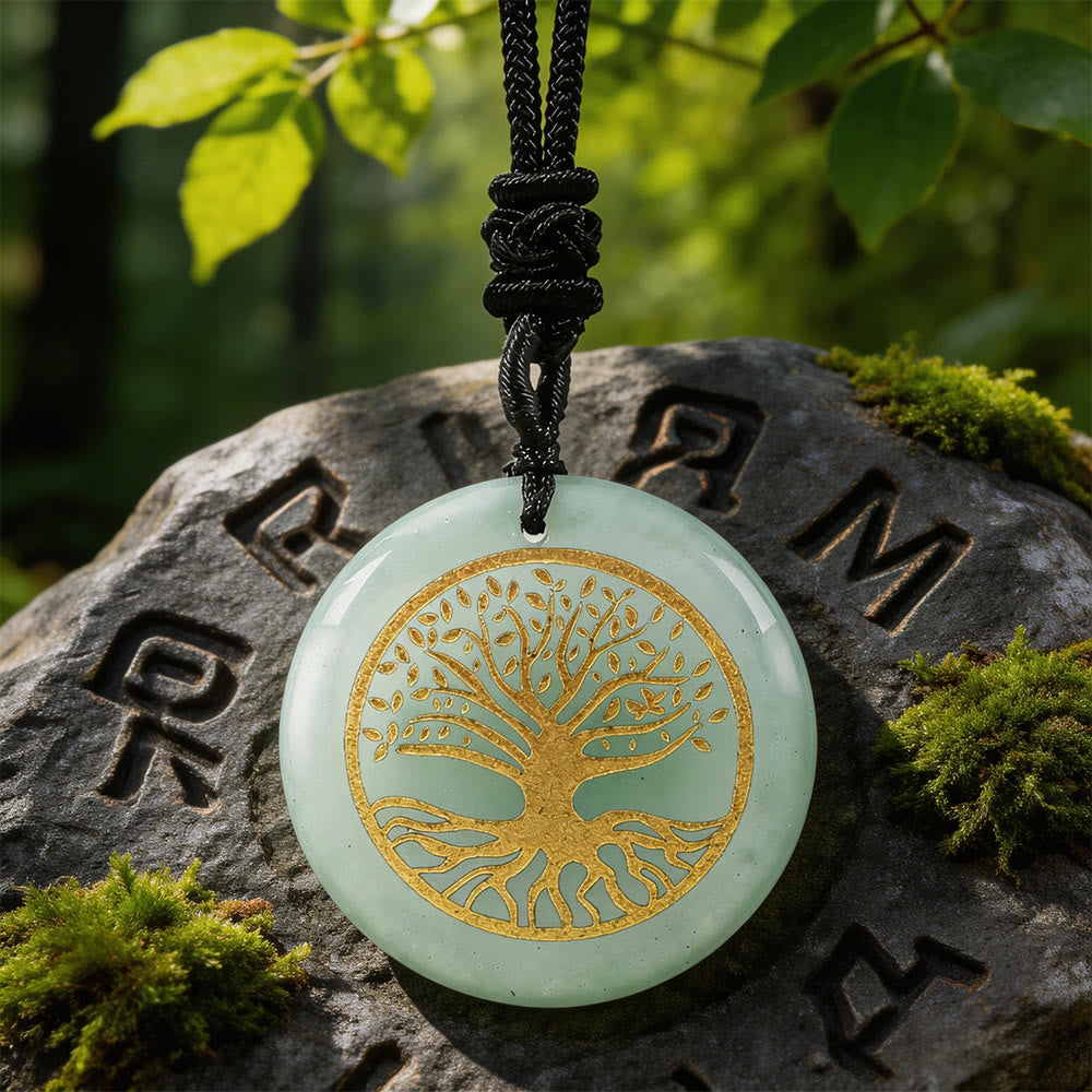 Yggdrasil Life Root Crystal Necklace